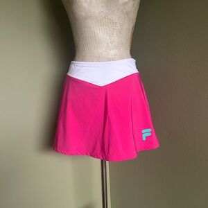 Fila Christopher Bevans Pink White Tennis Skort NWOT